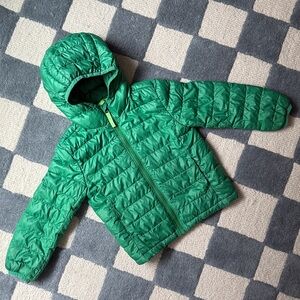 Primary Kids Lightweight Puffer Jacket - Green